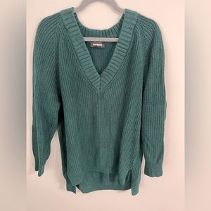 Express oversized sweater, size small, green